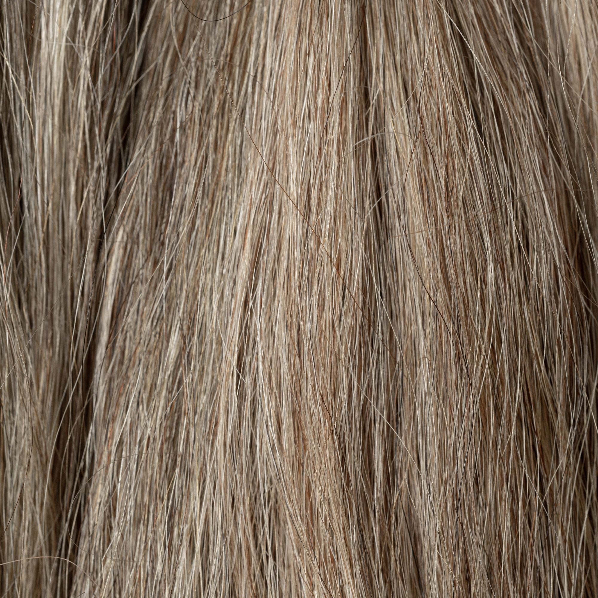 Close-up of Beach House loose human hair texture for Straight Loc Extensions