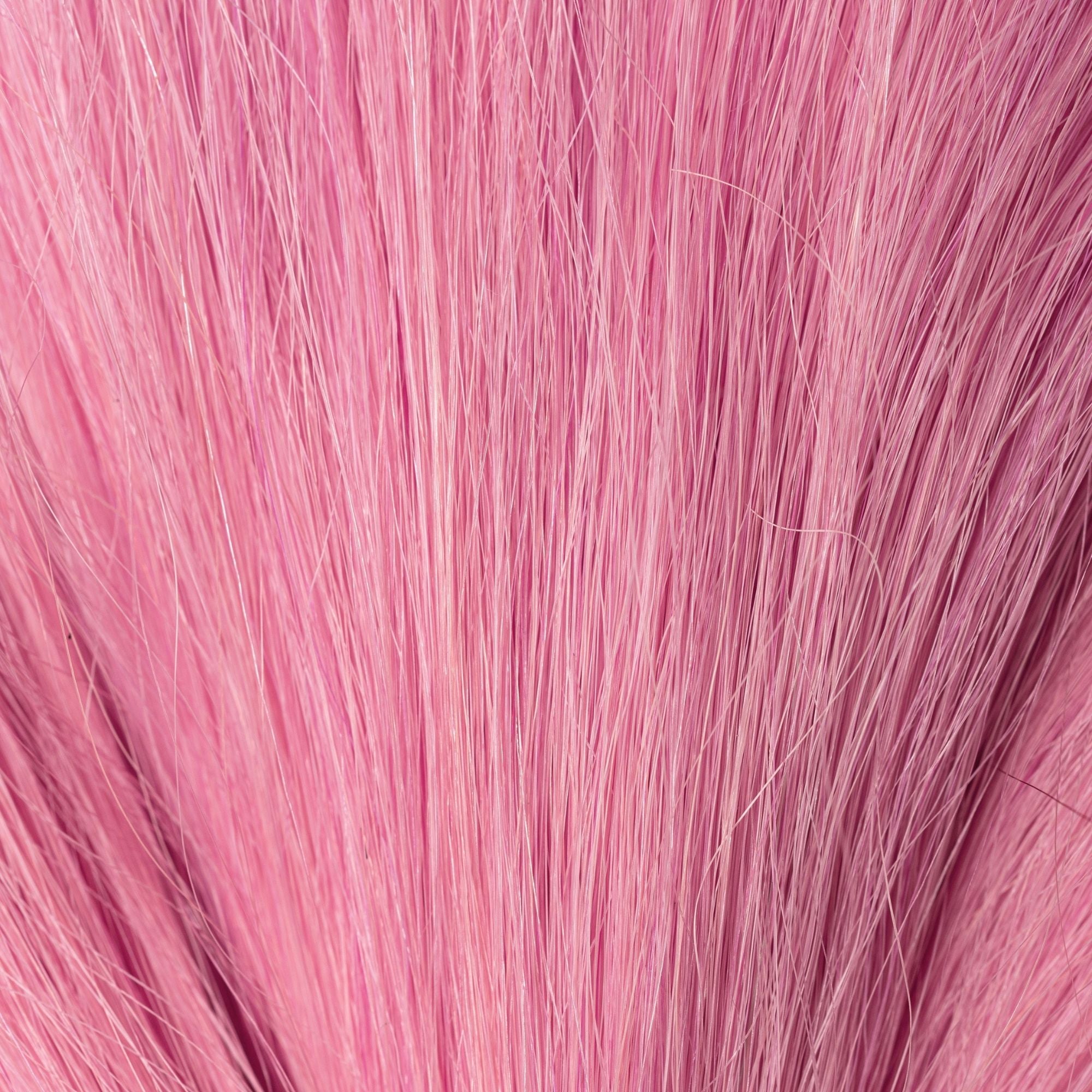 Close-up of Double Bubble loose human hair texture for Straight Loc Extensions