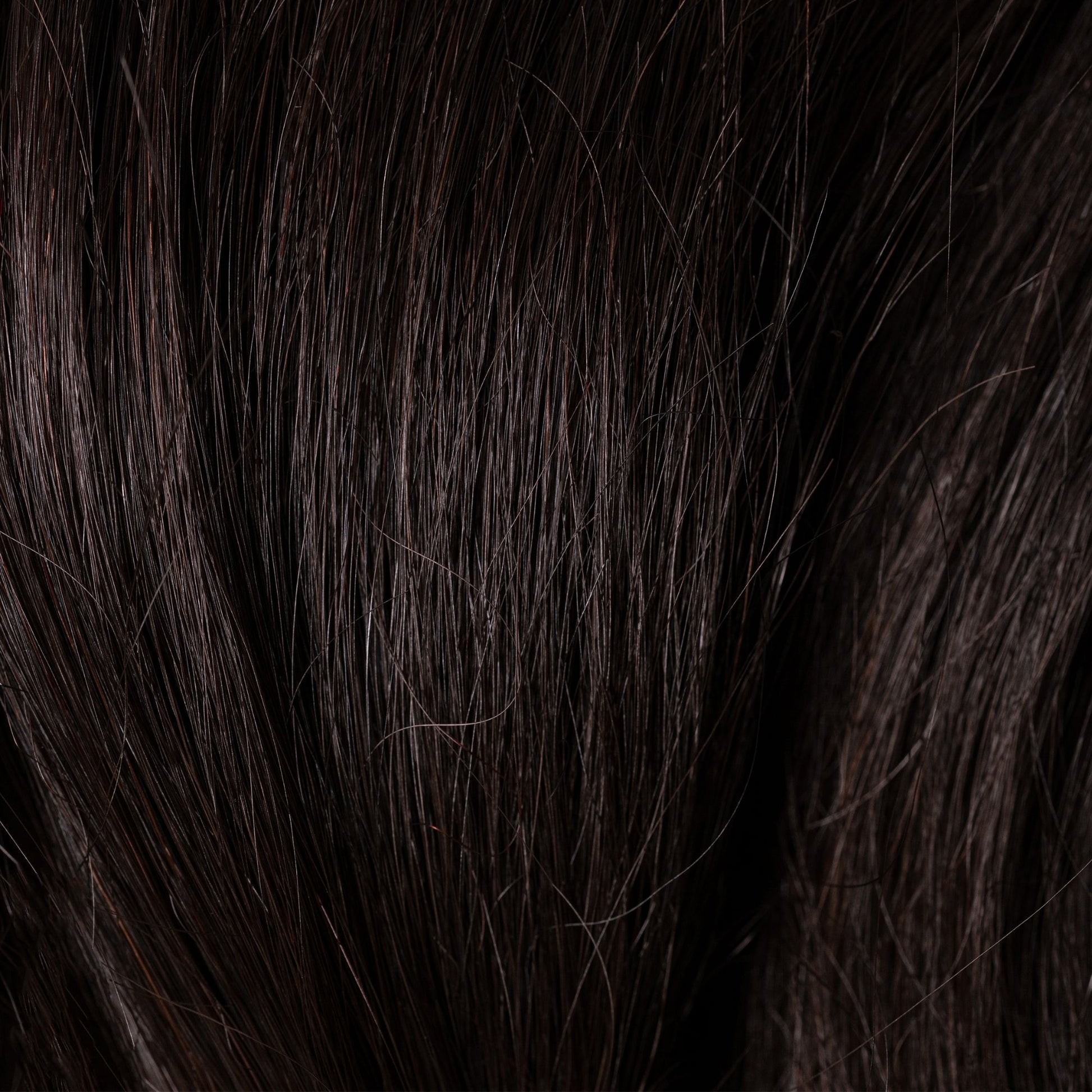 Close-up of Morion loose human hair texture for Straight Loc Extensions