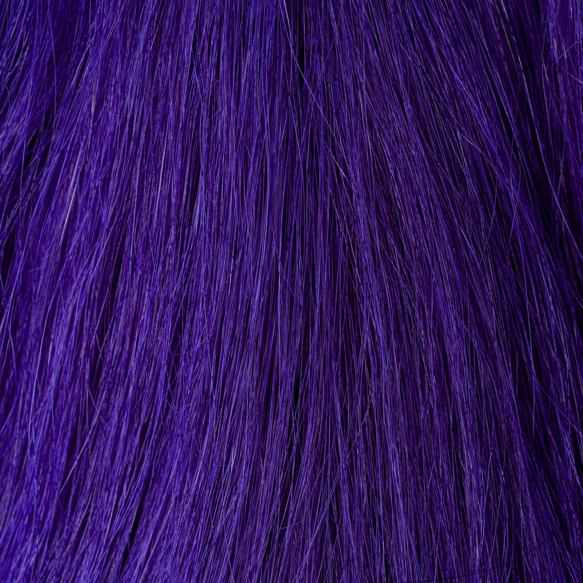 Close-up of Night Blooming Orchid loose human hair texture for Straight Loc Extensions