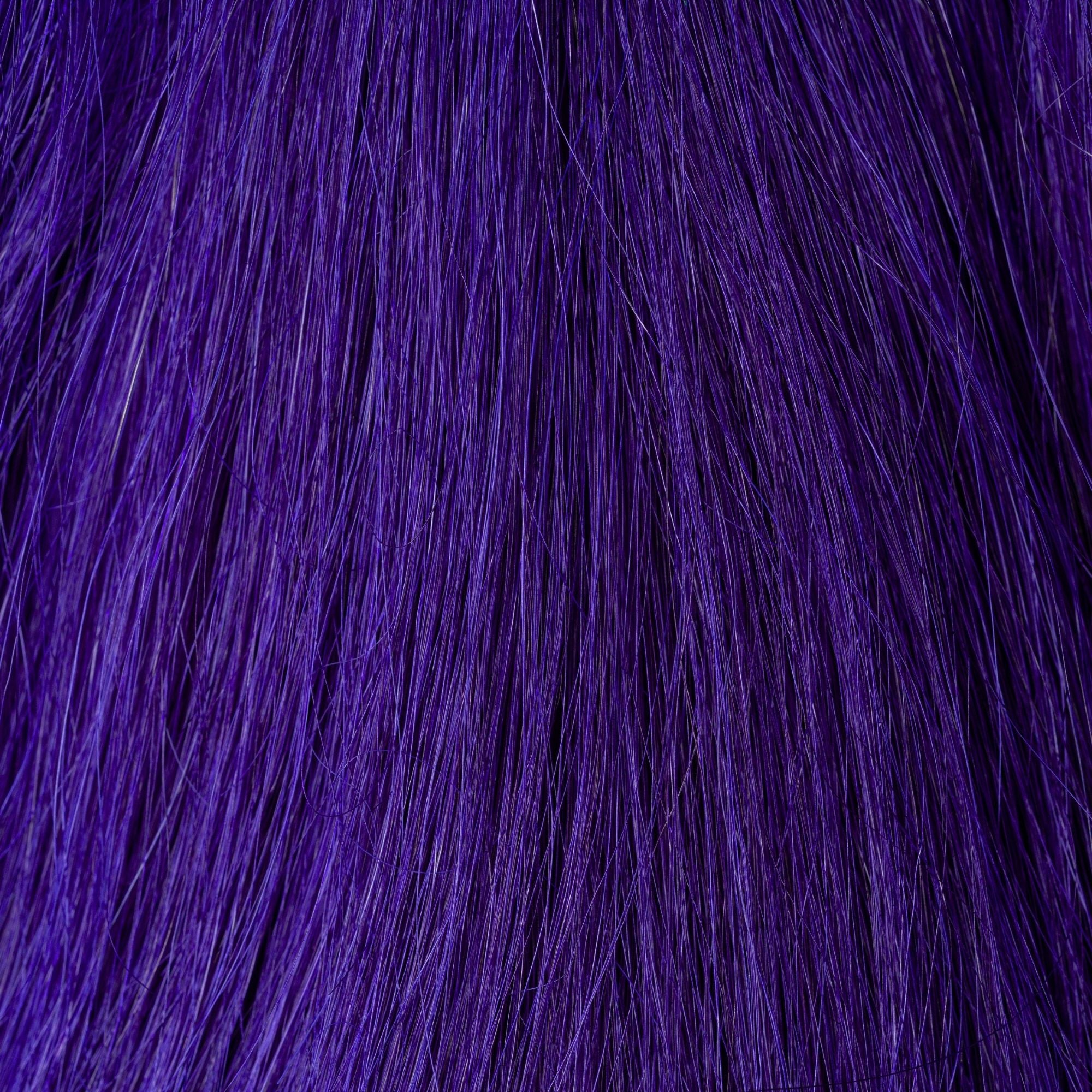 Close-up of Night Blooming Orchid loose human hair texture for Straight Loc Extensions