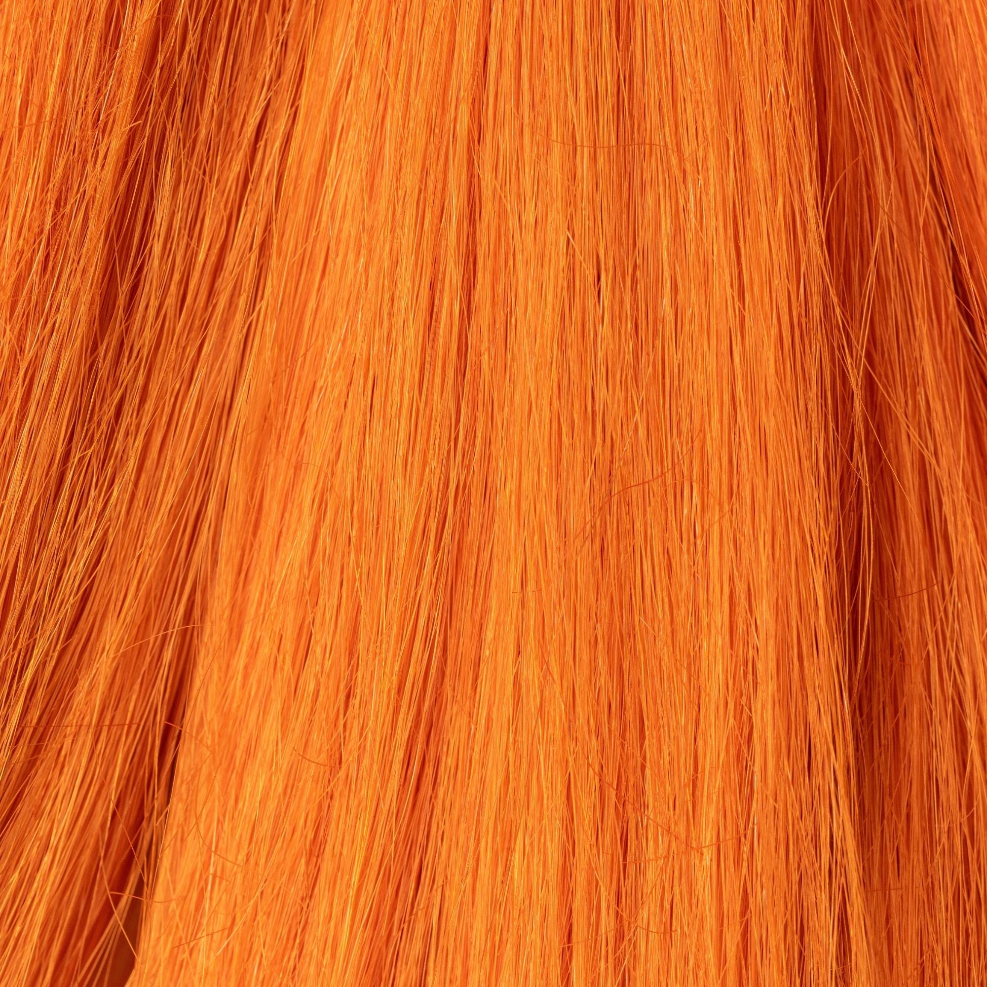 Close-up of Spark loose human hair texture for Straight Loc Extensions