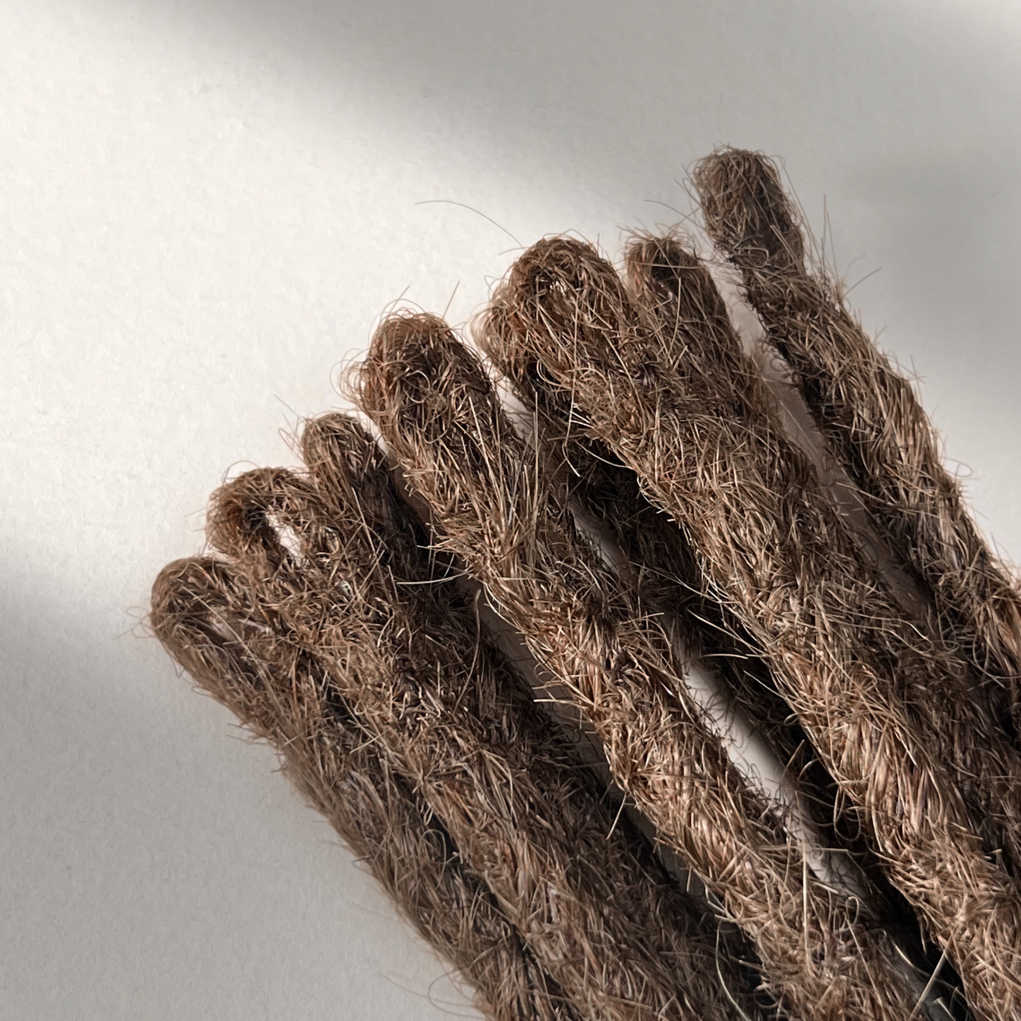 Loop detail of temporary single-ended straight loc extensions in Rich Brown.