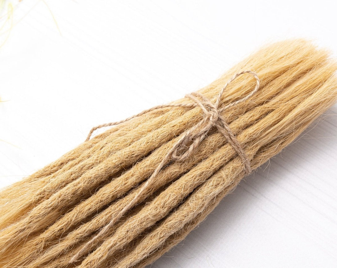 x20 Natural dreadlock extensions 8/00 Light Blonde Natural - Dreadradar
