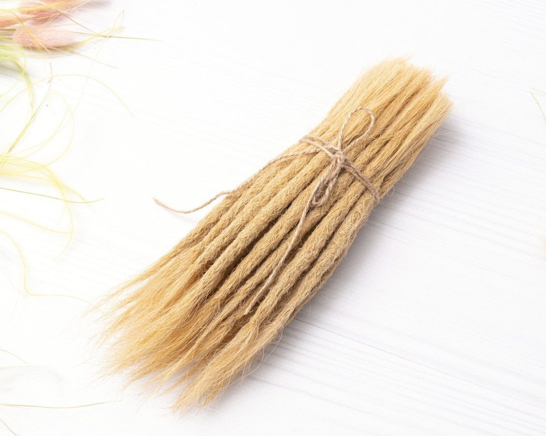x20 Natural dreadlock extensions 8/00 Light Blonde Natural - Dreadradar