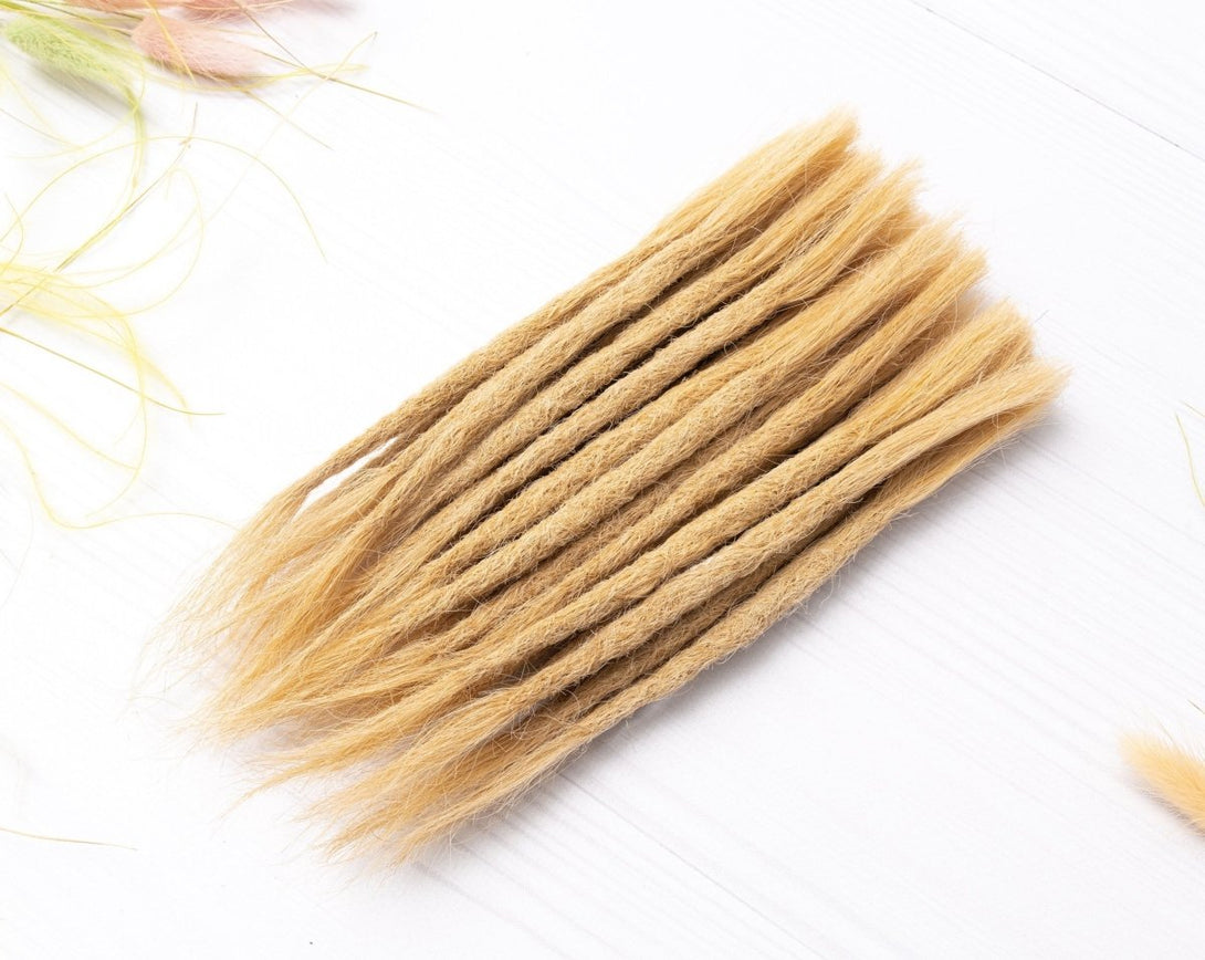 x20 Natural dreadlock extensions 8/00 Light Blonde Natural - Dreadradar